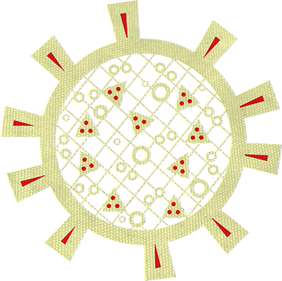 Illustration of coronavirus